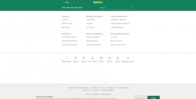 Онлайн казино Bet365® - служба поддержки лучшего казино онлайн Украины